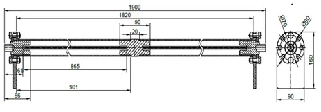 Stahl-Containerrolle im Detail
